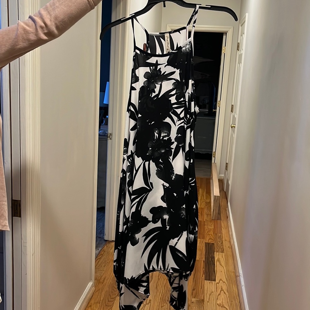 Flowy black dress